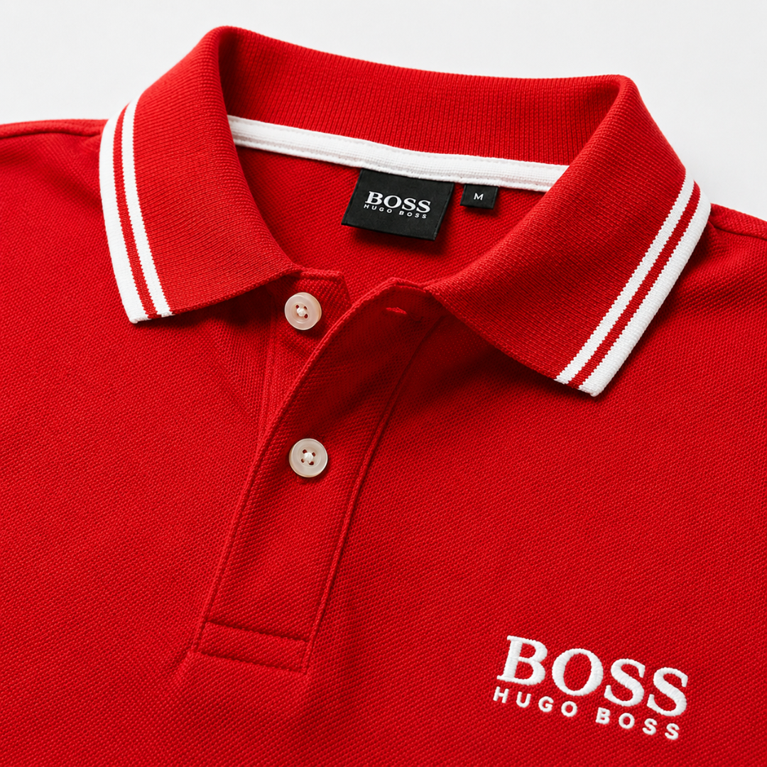 2 Hugo Boss Summer Polos + Free Watch – One Price Only