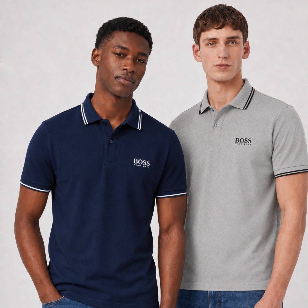 [Buy 2 Pay 1] Hugo Boss Premiere Polo Shirts + Exclusive Premium Watch