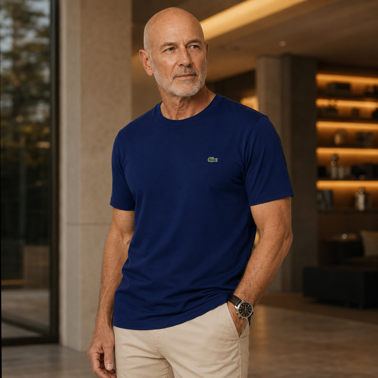 [BUY 1 GET 5] Premium T-Shirt Kit – Lacoste Essential (5 - Shirts)